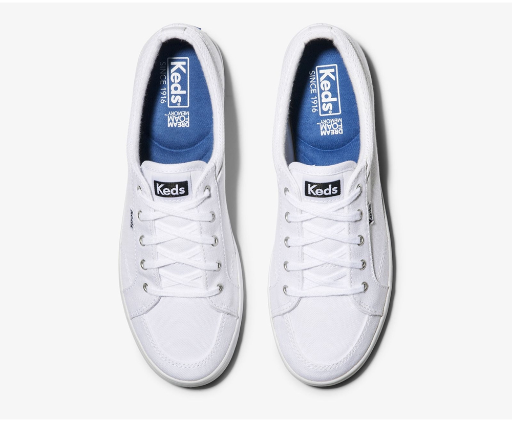 Keds Sneakers White - Center - Womens YEQZKD-984